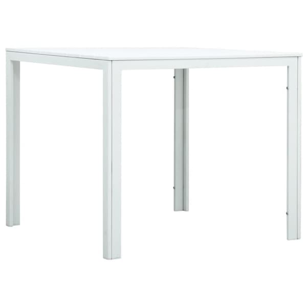 vidaXL Sofabord hvit 78x78x74 cm HDPE treutseende change2