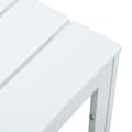 Miniatyrbillede 5 af 8: vidaXL sofabord 78x78x74 cm HDPE trælook hvid
