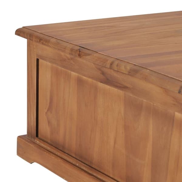 vidaXL Soffbord 68x68x30 cm massiv teak