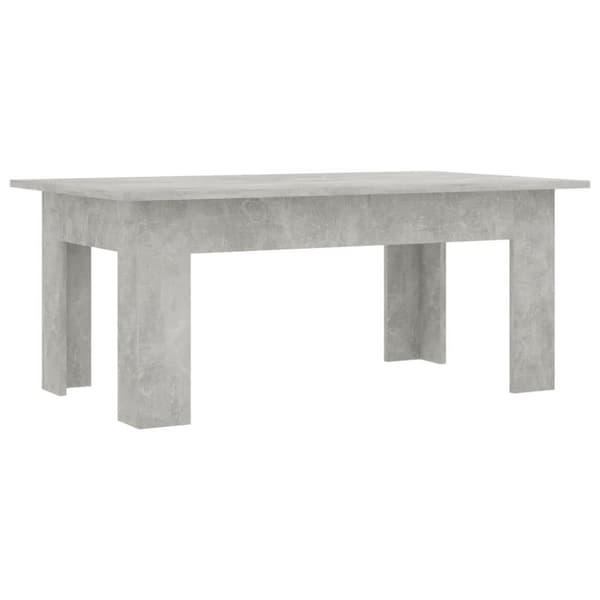 vidaXL Soffbord betonggrå 100x60x42 cm spånskiva