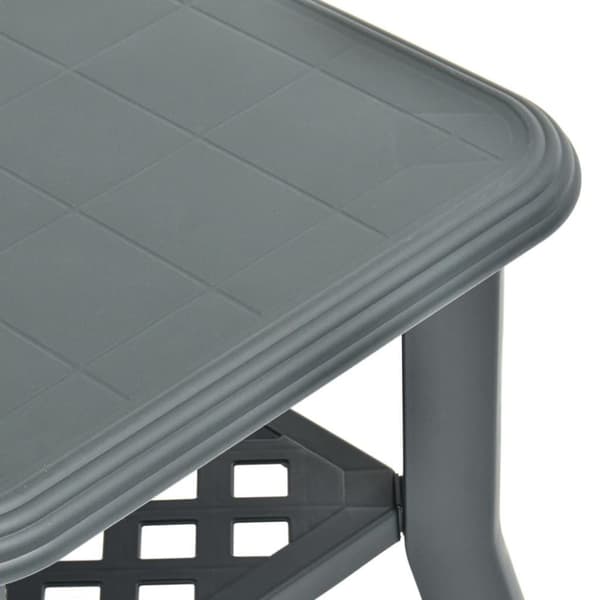 vidaXL Sofabord grønn 90x60x46 cm plast change2