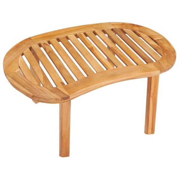 vidaXL sofabord 90 x 50 x 45 cm massivt teaktræ