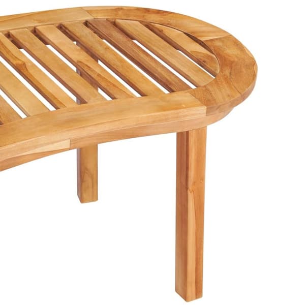 vidaXL sofabord 90 x 50 x 45 cm massivt teaktræ