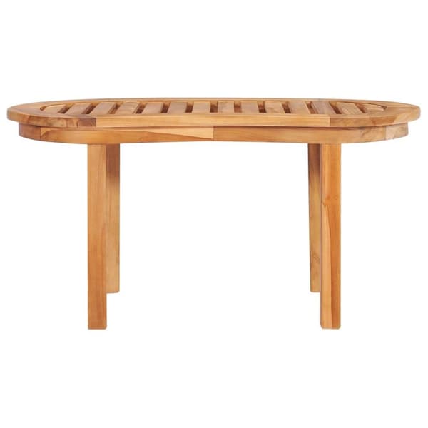 vidaXL sofabord 90 x 50 x 45 cm massivt teaktræ