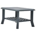 Miniatyrbillede 4 af 7: vidaXL sofabord 90 x 60 x 46 cm plastik grøn