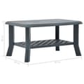 Miniatyrbillede 7 af 7: vidaXL sofabord 90 x 60 x 46 cm plastik grøn