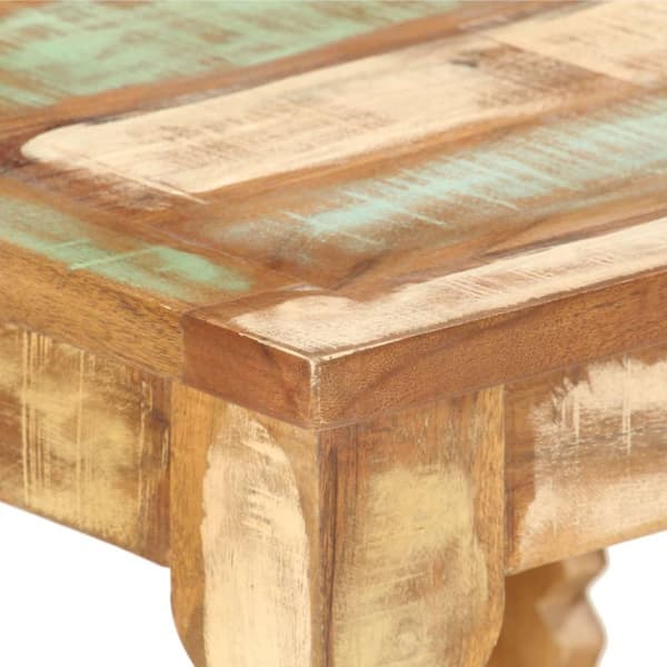 vidaXL sofabord 40x40x40 cm massivt genanvendt træ