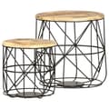 Miniatyrbilde 8 av 11: vidaXL Sofabord 2 stk heltre mango change2