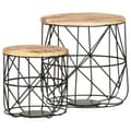 Miniatyrbilde 9 av 11: vidaXL Sofabord 2 stk heltre mango change2