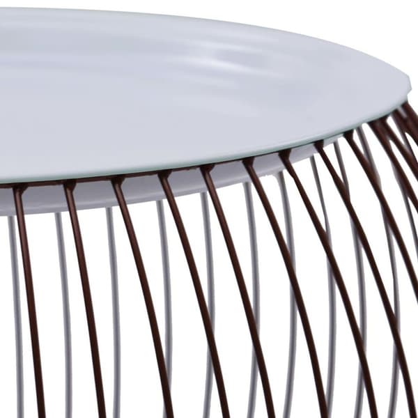 vidaXL sofabord Ø 51 cm guldfarvet