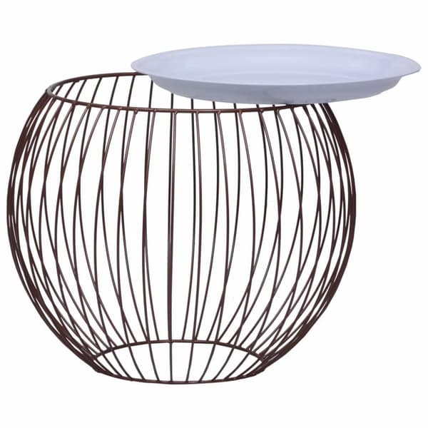 vidaXL sofabord Ø 51 cm guldfarvet