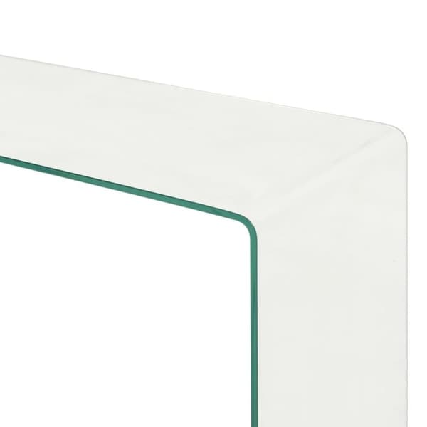 vidaXL 2-osainen Sohvapöytäsarja 90x30x20/110x30x40 cm karkaistu lasi