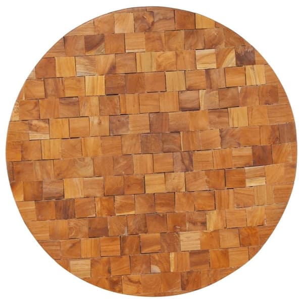vidaXL Soffbord 60x60x35 cm massivt teakträ