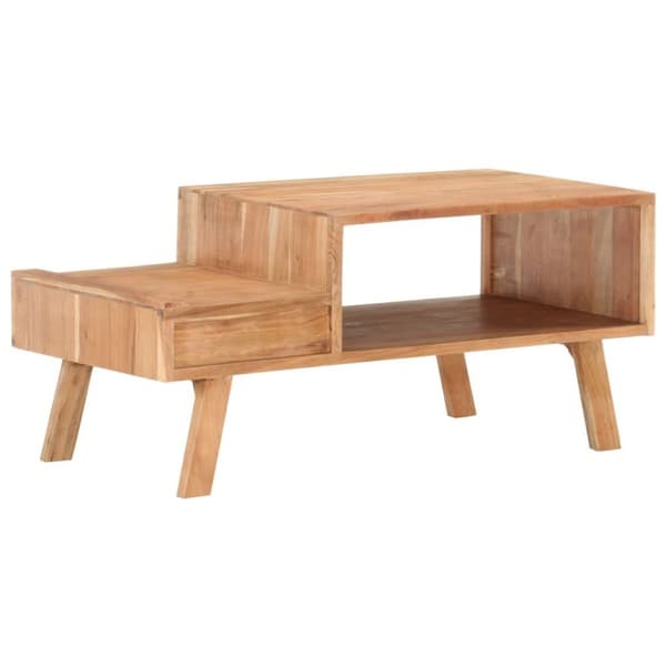 vidaXL sofabord 100x50x45 cm massivt akacietræ