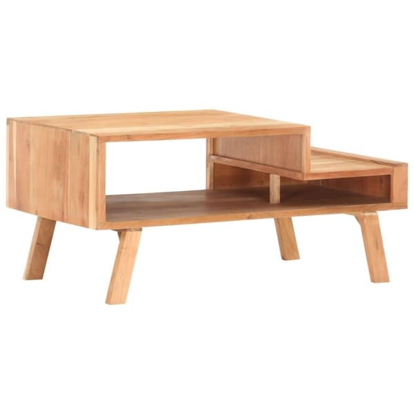 vidaXL sofabord 100x50x45 cm massivt akacietræ