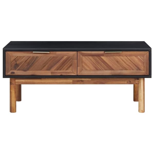 vidaXL sofabord 90x50x40 cm massivt akacietræ og MDF