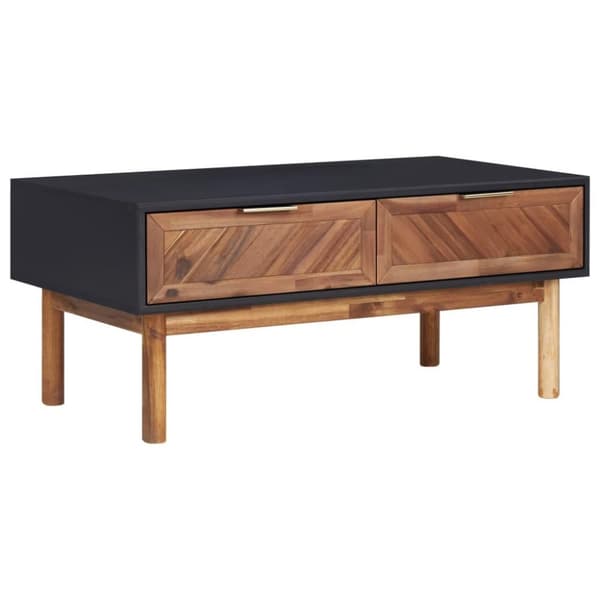 vidaXL sofabord 90x50x40 cm massivt akacietræ og MDF