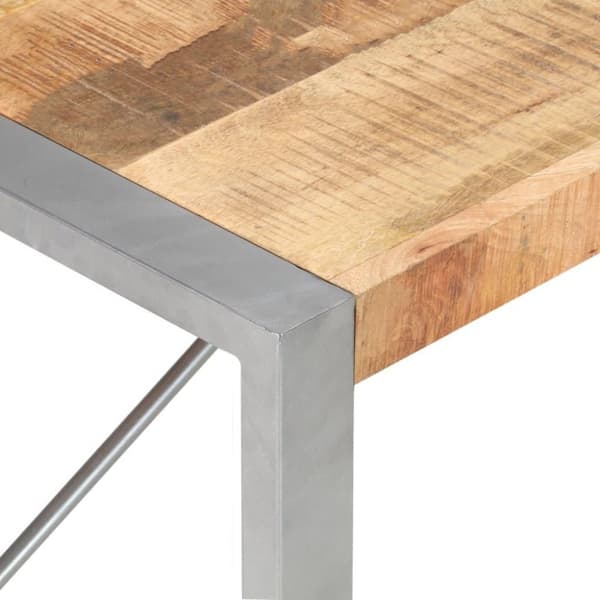 vidaXL Sofabord 120x60x40 cm grovt mangotre change2