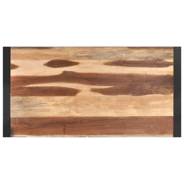 vidaXL sofabord 120x60x40 cm massivt træ med sheeshamfinish