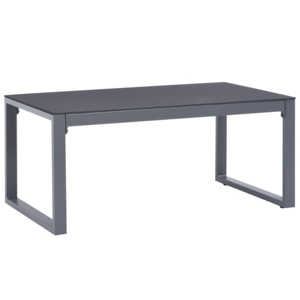 vidaXL Soffbord 90x50x40 cm aluminium