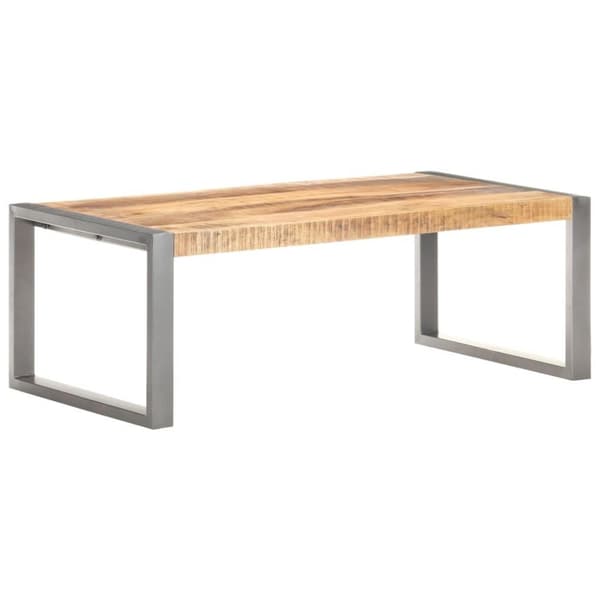 vidaXL Salongbord 110x60x40 cm grovt mangotre