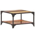 Miniatyrbillede 1 af 9: vidaXL sofabord 60x60x35 cm massivt genbrugstræ