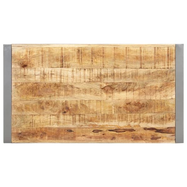 vidaXL Sohvapöytä 110x60x40 cm karkea mangopuu