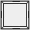 Miniatyrbillede 3 af 5: vidaXL sofabord 60x60x35 cm hærdet glas transparent