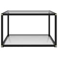 Miniatyrbillede 2 af 5: vidaXL sofabord 60x60x35 cm hærdet glas transparent