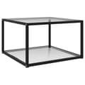 Miniatyrbillede 1 af 5: vidaXL sofabord 60x60x35 cm hærdet glas transparent