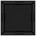 Miniatyrbillede 3 af 5: vidaXL sofabord 60x60x35 cm hærdet glas sort