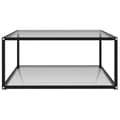 Miniatyrbillede 2 af 5: vidaXL sofabord 80x80x35 cm hærdet glas transparent
