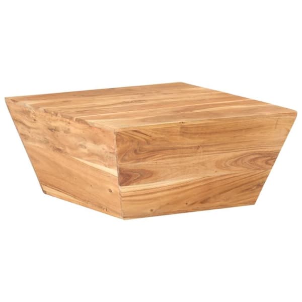 vidaXL sofabord 66x66x30 cm V-facon massivt akacietræ
