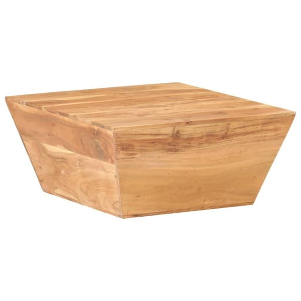 vidaXL sofabord 66x66x30 cm V-facon massivt akacietræ