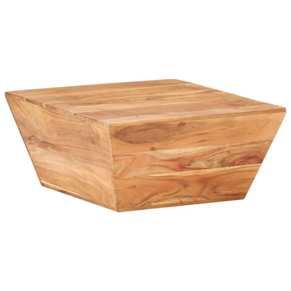 vidaXL sofabord 66x66x30 cm V-facon massivt akacietræ