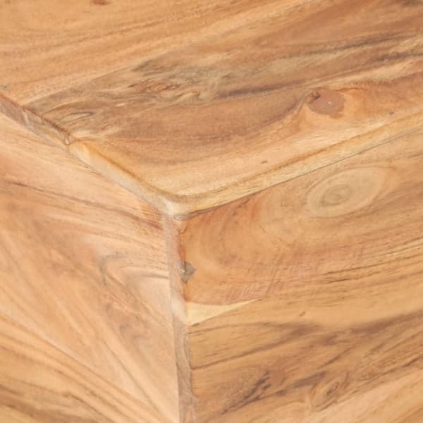 vidaXL sofabord 66x66x30 cm V-facon massivt akacietræ