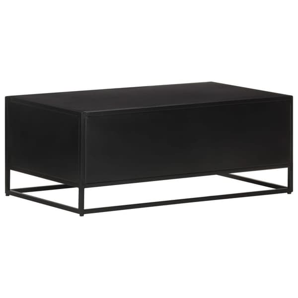 vidaXL Soffbord 90x50x35 cm grovt mangoträ