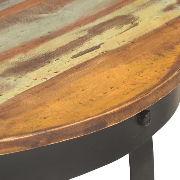 vidaXL Sofabord Ø68x43 cm gjennvunnet heltre change2