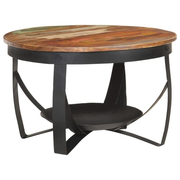 vidaXL Sofabord Ø68x43 cm gjennvunnet heltre change2