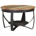 Miniatyrbilde 9 av 10: vidaXL Sofabord Ø68x43 cm gjennvunnet heltre change2