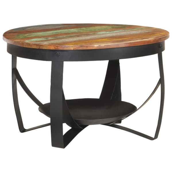 vidaXL Sofabord Ø68x43 cm gjennvunnet heltre change2