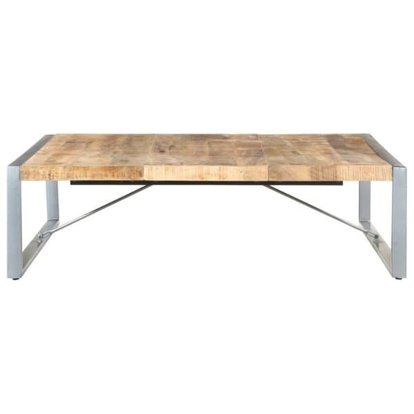 vidaXL Sofabord 140x140x40 cm grovt mangotre change2