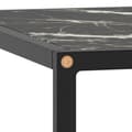 Miniatyrbillede 4 af 5: vidaXL sofabord 60x60x35 cm marmorglas sort