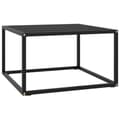 Miniatyrbillede 1 af 5: vidaXL sofabord 60x60x35 cm glas sort