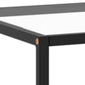Miniatyrbillede 5 af 6: vidaXL sofabord 100x50x35 cm hærdet glas sort