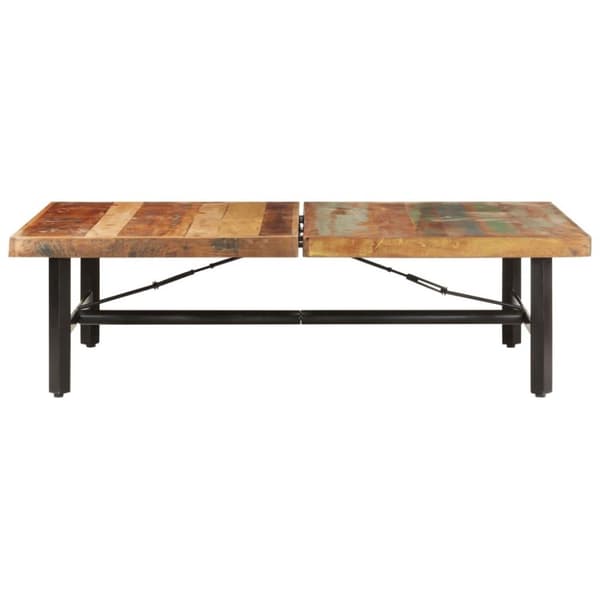 vidaXL sofabord 142x90x42 cm massivt genbrugstræ