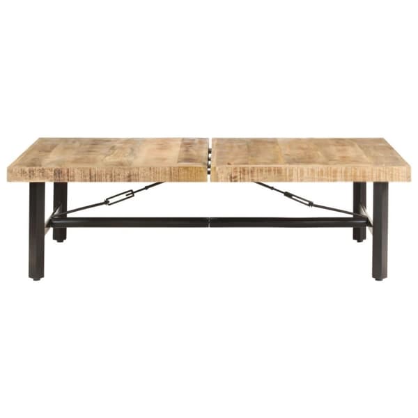 vidaXL Soffbord 142x90x42 cm massivt mangoträ