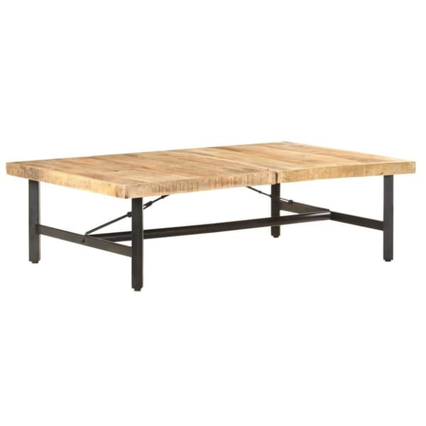 vidaXL Soffbord 142x90x42 cm massivt mangoträ