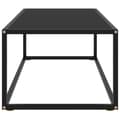 Miniatyrbillede 3 af 6: vidaXL sofabord 100x50x35 cm glas sort