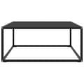 Miniatyrbillede 2 af 5: vidaXL sofabord 80x80x35 cm glas sort